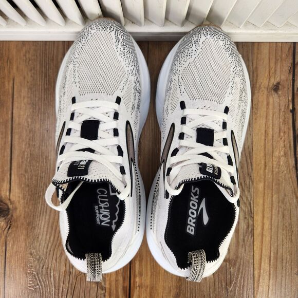 Brooks Glycerin GTS 21 StealthFit Womens Sz 7.5 White Running Shoes 1204111B135 - Picture 5 of 9